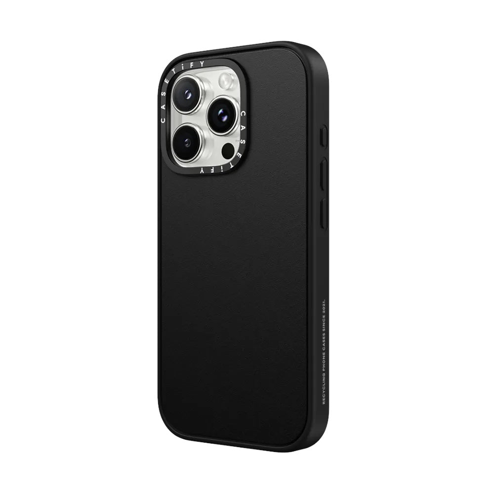 Estuche CASETiFY Impact con MagSafe para iPhone 16 - Negro - 0756000049