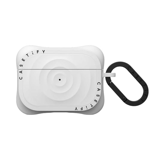 Estuche CASETiFY Ripple para AirPods Pro 2 - Blanco - 0756000123