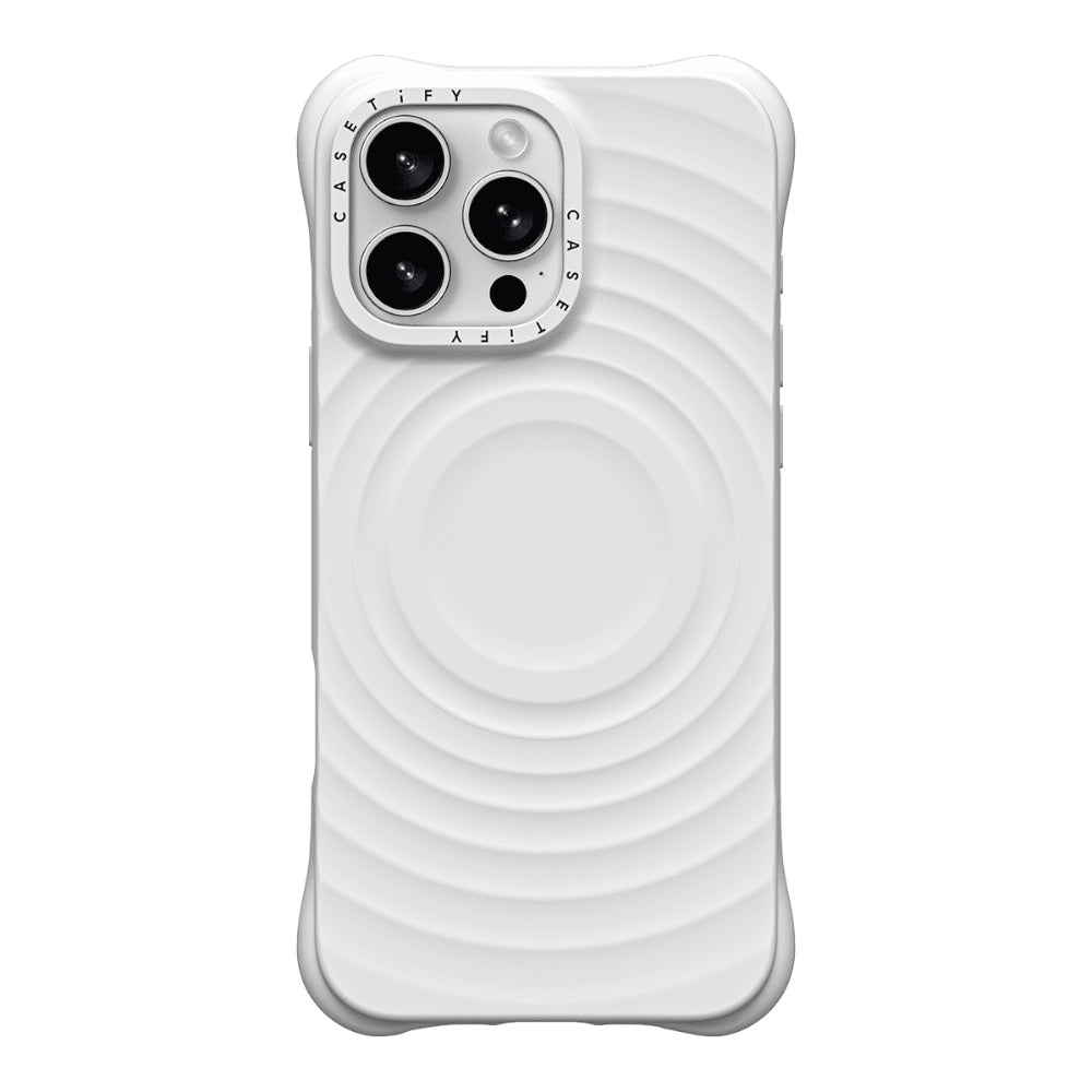 Estuche CASETiFY Ripple iPhone 16 Plus Blanco - 0756000149