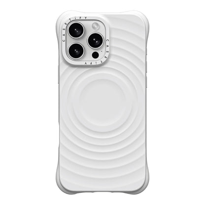 Estuche CASETiFY Ripple iPhone 16 Plus Blanco - 0756000149