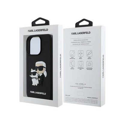 Estuche Karl Lagerfeld HC 3D Rubber para iPhone 16 Pro - 0759000001