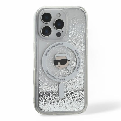 Estuche Karl Lagerfeld Hc MagSafe Glitter para iPhone 16 Pro - 0759000018