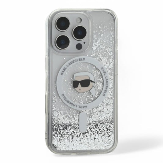 Estuche Karl Lagerfeld Hc MagSafe Glitter para iPhone 16 Pro - 0759000018