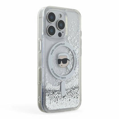 Estuche Karl Lagerfeld Hc MagSafe Glitter para iPhone 16 Pro - 0759000018