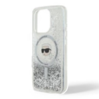 Estuche Karl Lagerfeld Hc MagSafe Glitter para iPhone 16 Pro - 0759000018