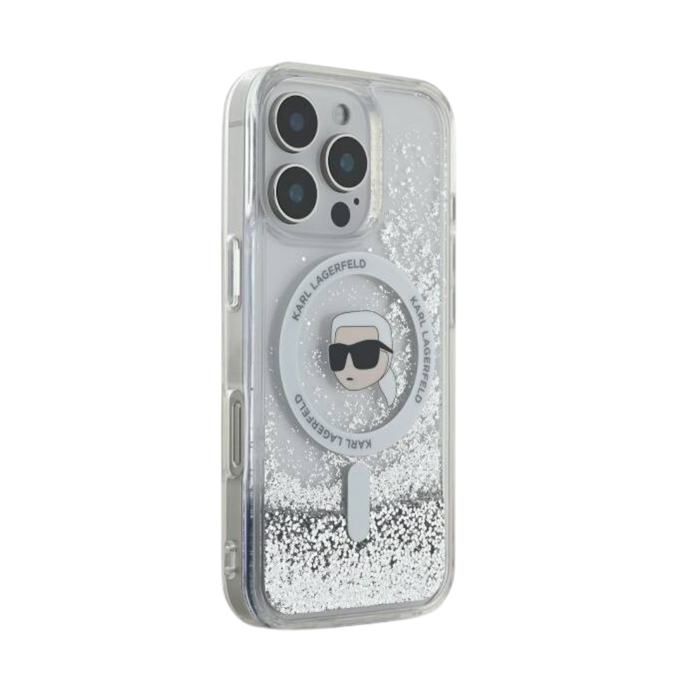 Estuche Karl Lagerfeld Hc MagSafe Glitter para iPhone 16 Pro Max - 0759000034