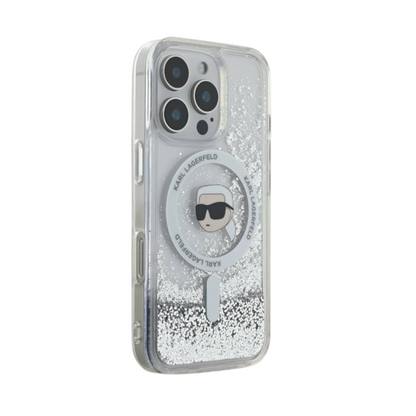 Estuche Karl Lagerfeld Hc MagSafe Glitter para iPhone 16 Pro Max - 0759000034
