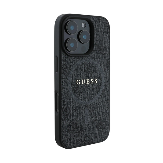 Estuche GUESS Hc MagSafe para iPhone 16 Pro - Negro - 0760000001
