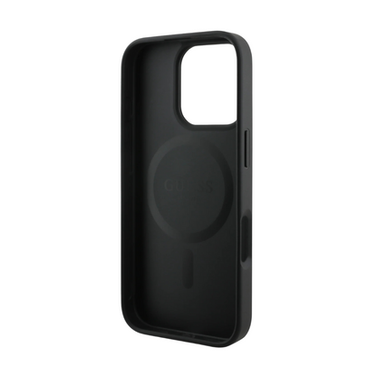Estuche GUESS Hc MagSafe para iPhone 16 Pro - Negro - 0760000001