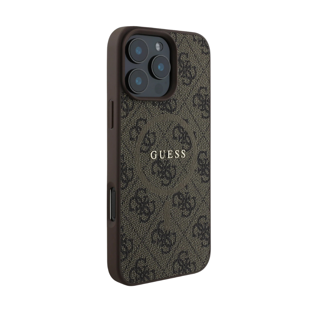 Estuche GUESS Hc MagSafe Brown para iPhone 16 Pro - 0760000002