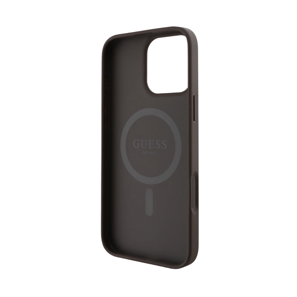 Estuche GUESS Hc MagSafe Brown para iPhone 16 Pro - 0760000002