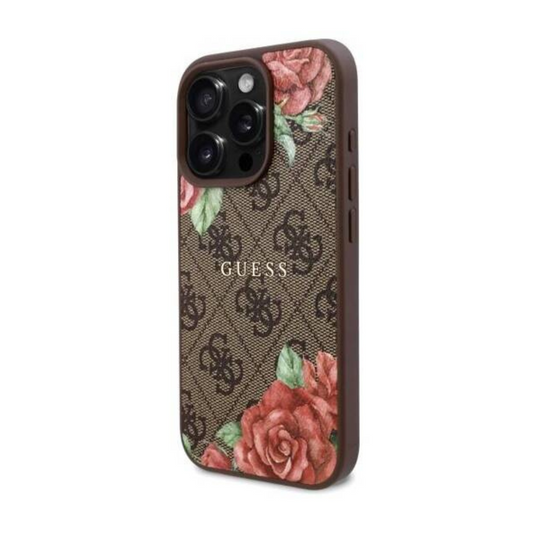 Estuche GUESS Hc MagSafe Flores para iPhone 16 Pro Max - 0760000028