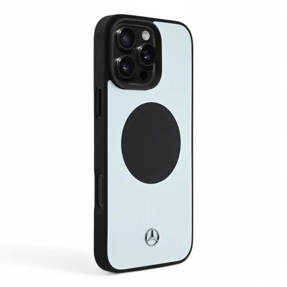 Estuche de Cuero y Aluminio Mercedes-Benz para iPhone 16 Pro Max - 0761000014
