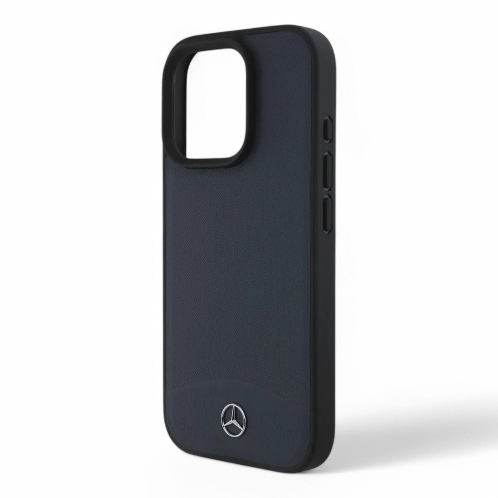 Estuche de Piel Navy MagSafe para iPhone 16 Pro Max - Mercedes-Benz - 0761000018