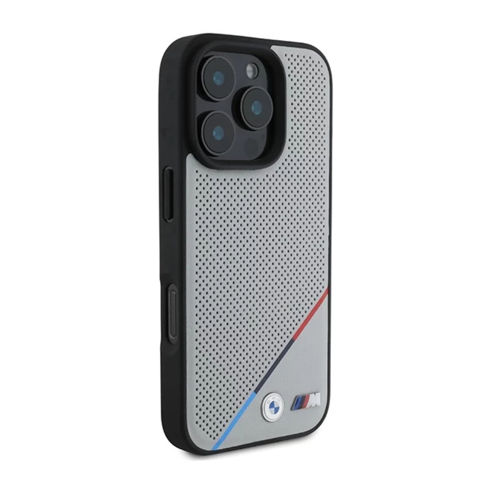 Estuche BMW Hc M MagSafe para iPhone 16 Pro - Tricolor Grey - 0763000006