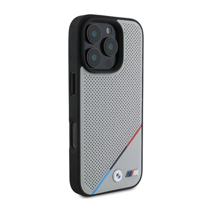 Estuche BMW Hc M MagSafe para iPhone 16 Pro - Tricolor Grey - 0763000006