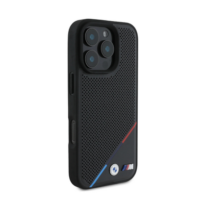 Estuche BMW Hc M MagSafe Tricolor para iPhone 16 Pro - 0763000007