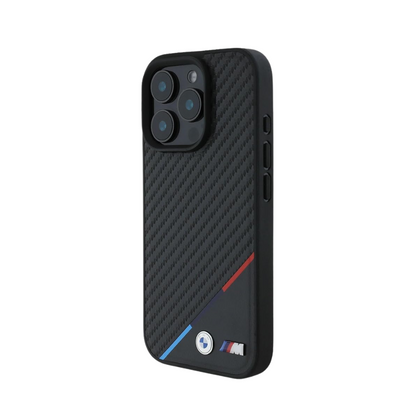 Estuche BMW Hc M MagSafe Carbono Tricolor para iPhone 16 Pro Max - 0763000018