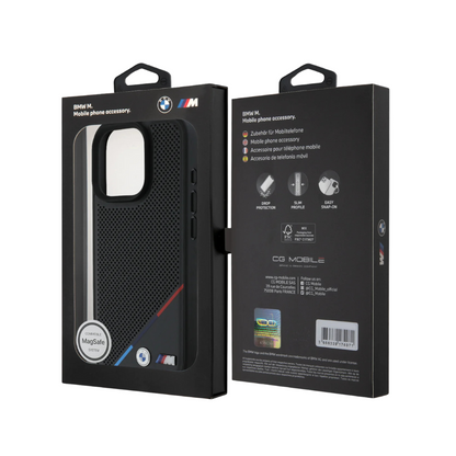 Estuche BMW Hc M MagSafe Tricolor para iPhone 16 Pro Max - 0763000023