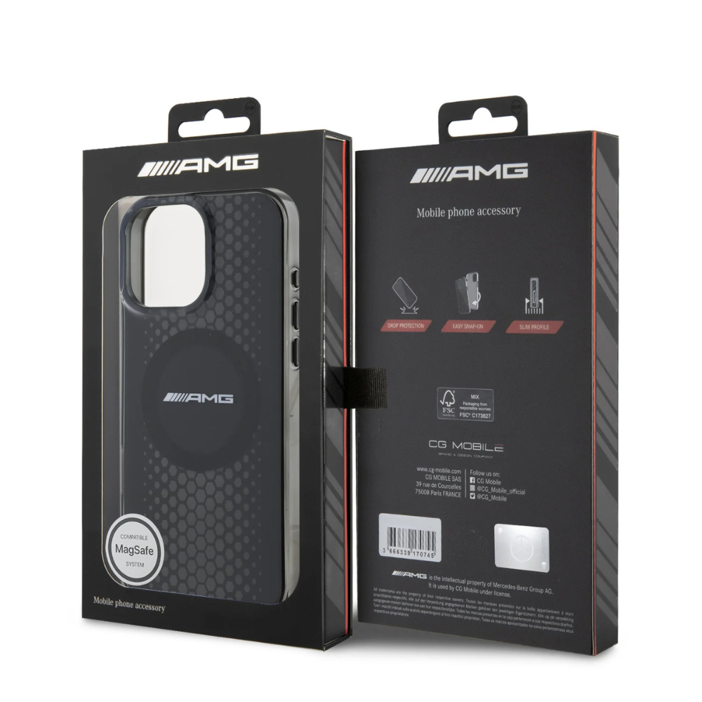 Estuche Amg Hc MagSafe para iPhone 16 Pro - Negro - 0770000001