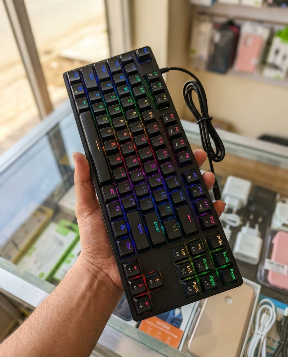 Teclado Mecánico Aukey Kmg14 Azul