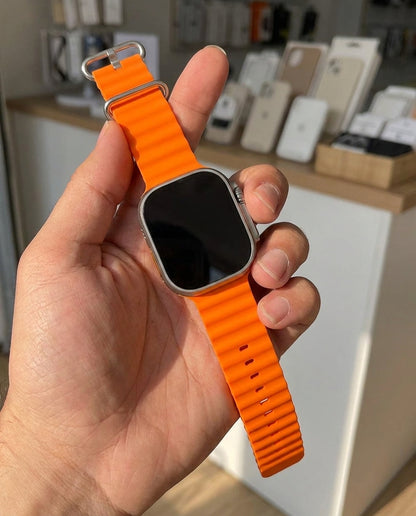 Smart Watch Ultra 2 V9 con Pulsera Naranja - Genérico