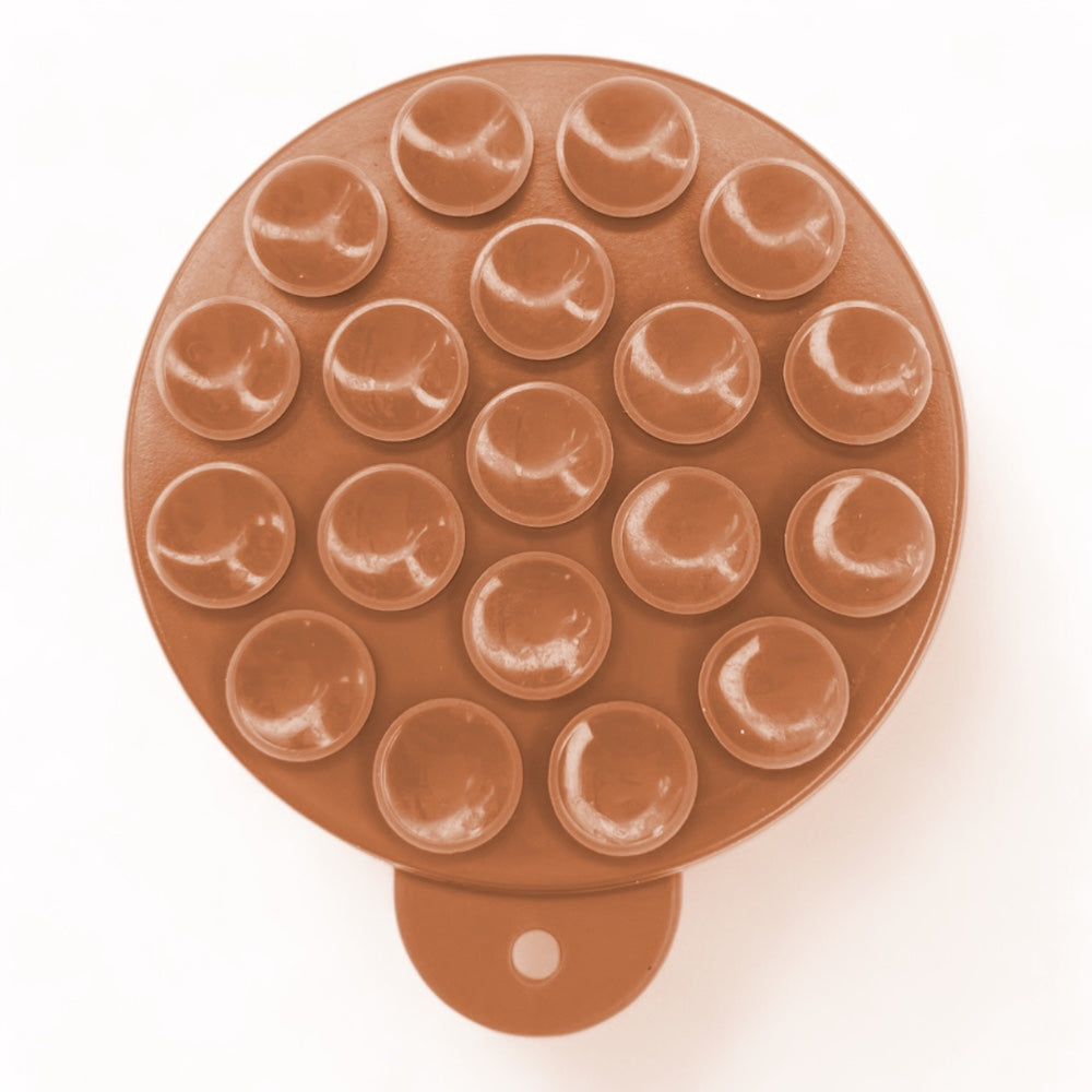 Gadget el rey magsafe ventosa circular color cafe oscuro