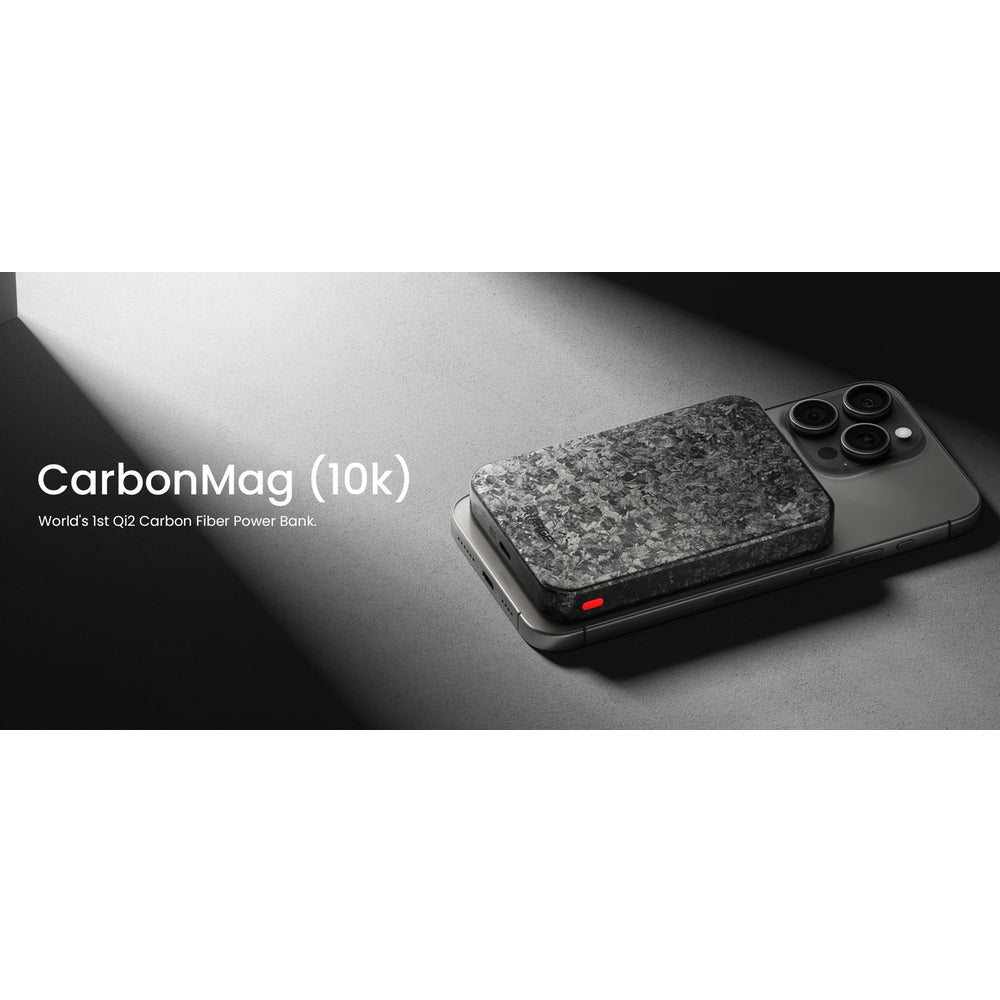Gadget Sharge MagSafe Power Bank Carbonmag 10,000 mAh Negro - 0806207400020157