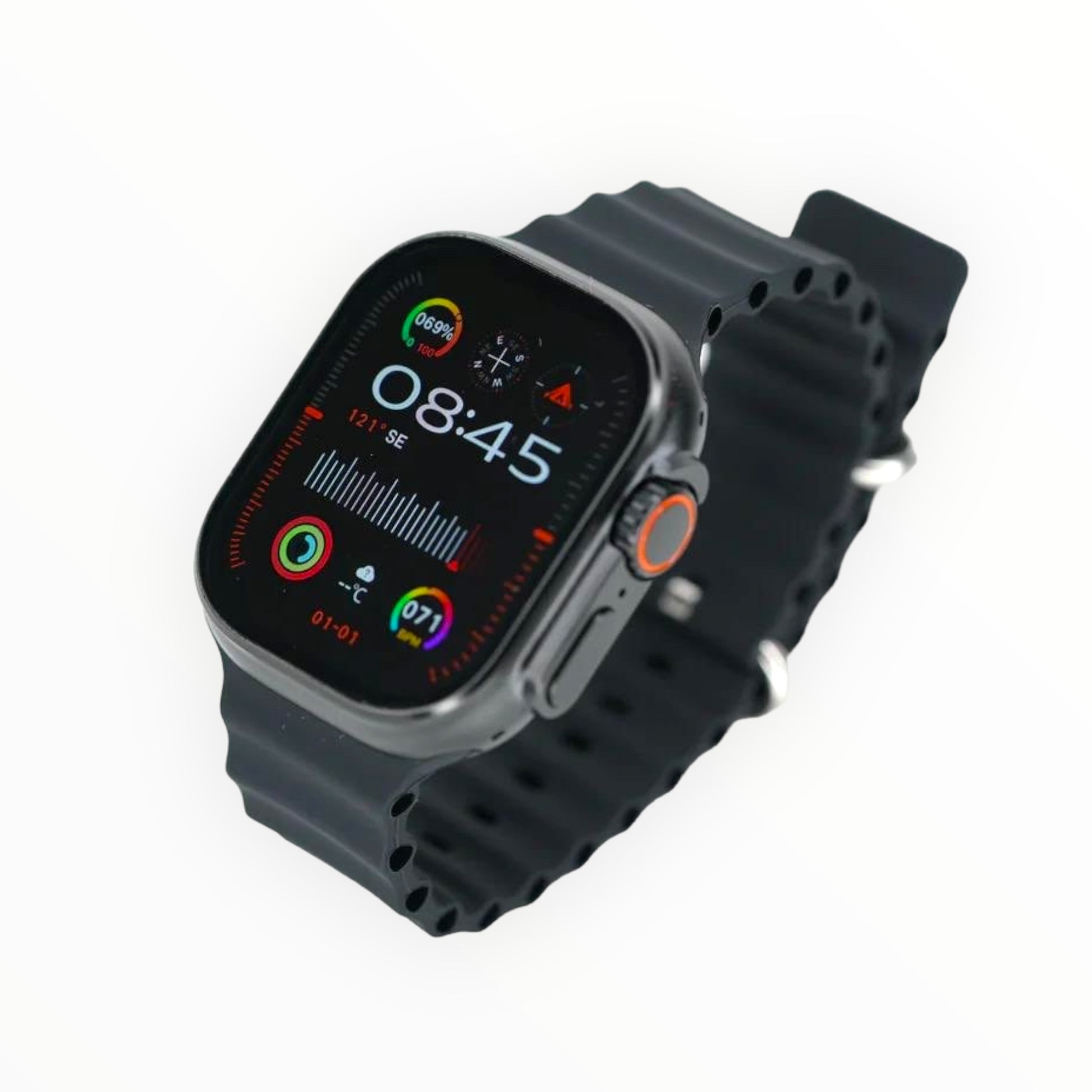 Smart Watch Ultra 2 V9 - Pulsera Negra - 0809601300050157