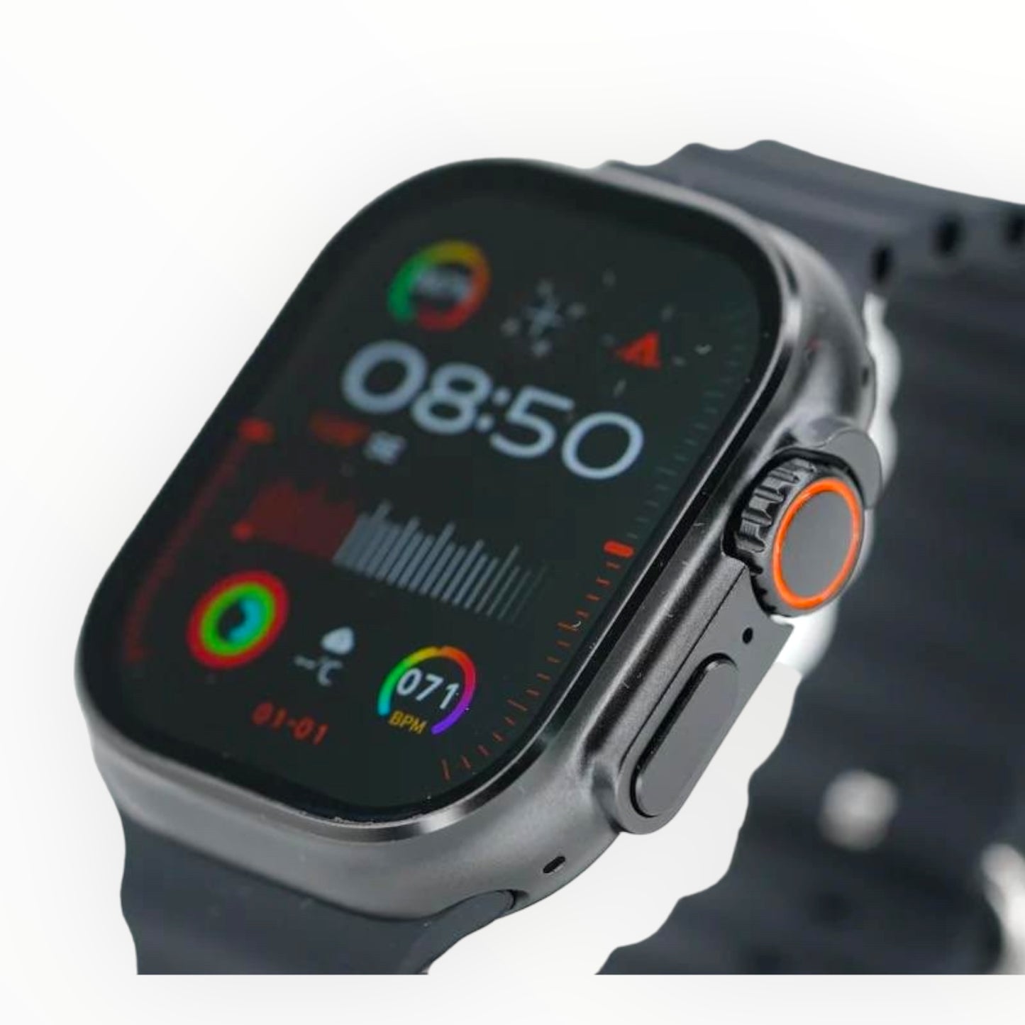 Smart Watch Ultra 2 V9 - Pulsera Negra - 0809601300050157