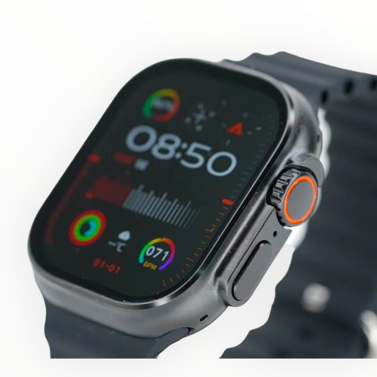 Smart Watch Ultra 2 V9 - Pulsera Negra - 0809601300050157