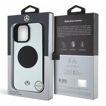 Estuche de Cuero y Aluminio Mercedes-Benz para iPhone 16 Pro Max - 0761000014