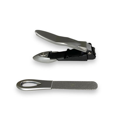 Kit de Corta Uñas Moderno Gris Claro - 1107101300340091