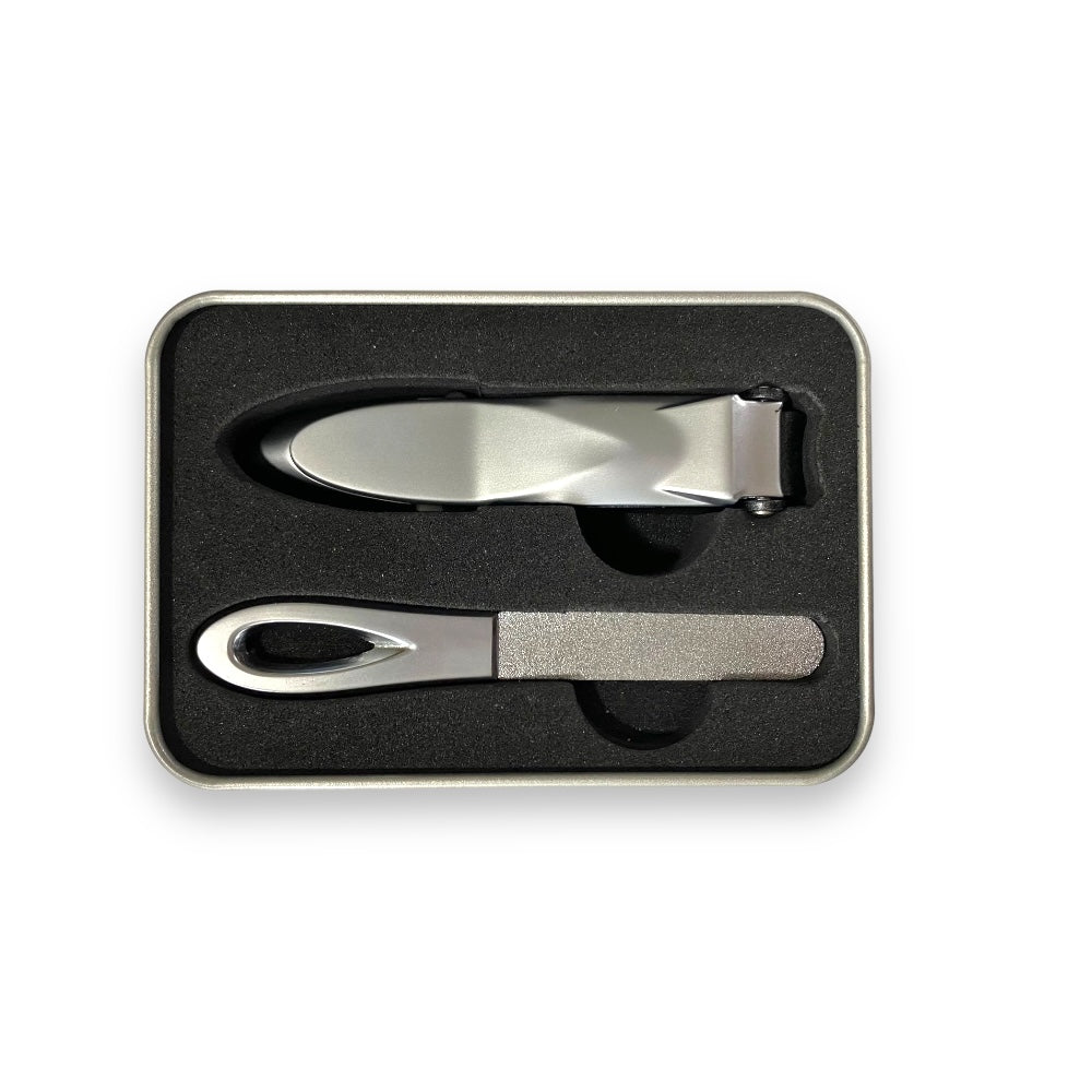 Kit de Corta Uñas Moderno Gris Claro - 1107101300340091