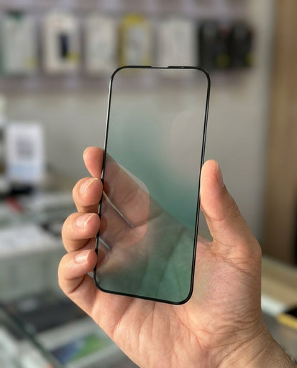 Vidrio Templado con Marco Negro para iPhone 17 Pro Max