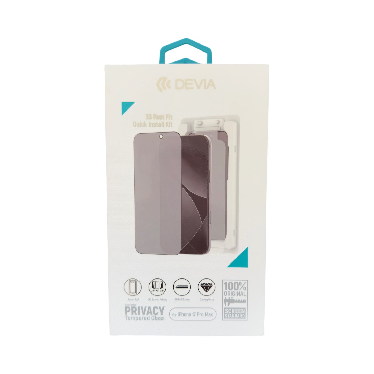 Vidrio Templado Van Series Full Screen Privacy para iPhone 17 Pro Max - 1357000007