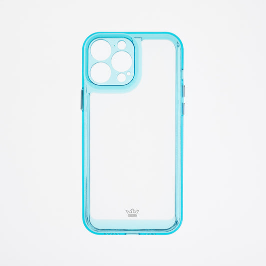 Estuche Transparente El Rey - iPhone 13 Pro Max Turquesa - 13PELRTMC02