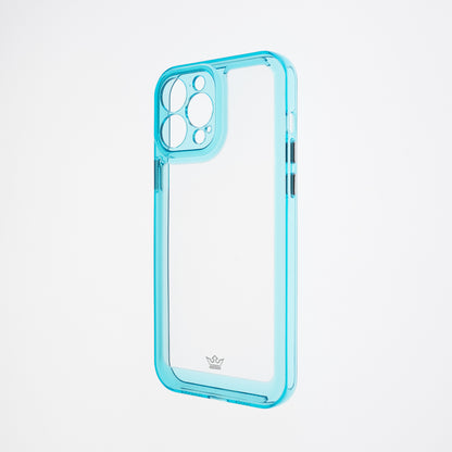 Estuche Transparente El Rey - iPhone 13 Pro Max Turquesa - 13PELRTMC02