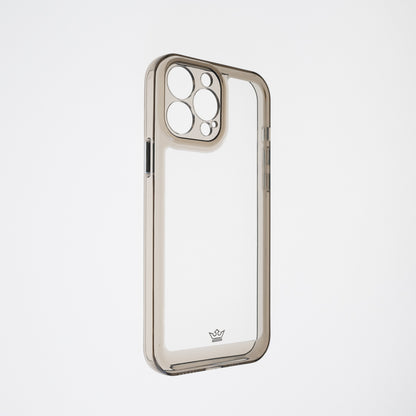 Estuche Transparente El Rey para iPhone 13 Pro Max - Gris - 13PELRTMC04