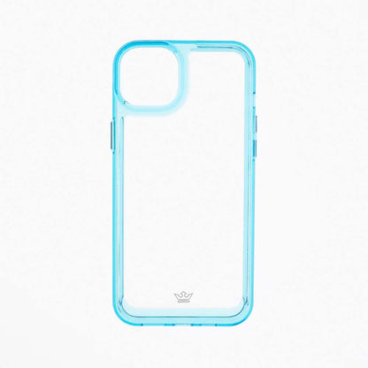 Estuche Transparente El Rey para iPhone 14 Plus - Turquesa - 14PLELRTMC02