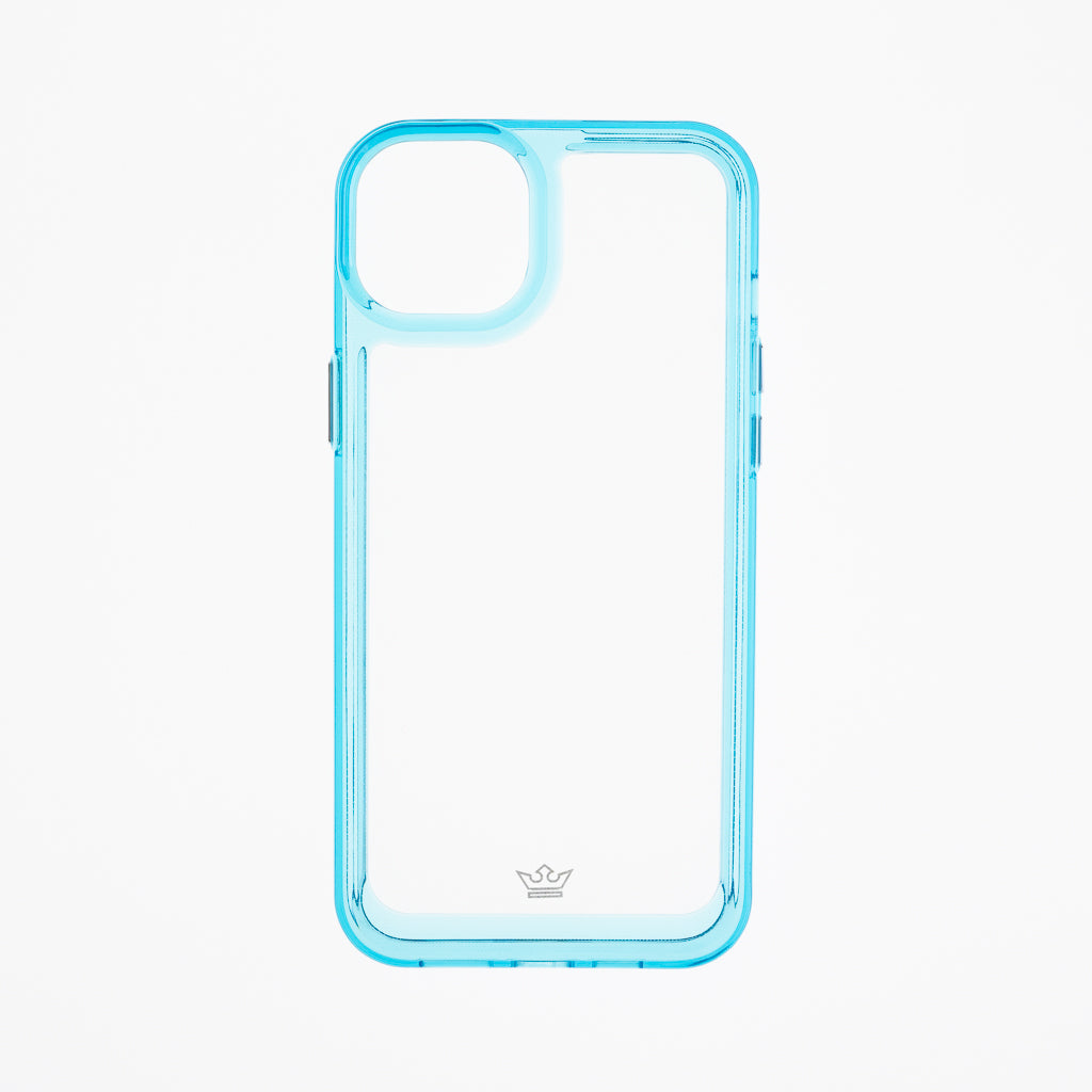 Estuche Transparente El Rey para iPhone 14 Plus - Turquesa - 14PLELRTMC02