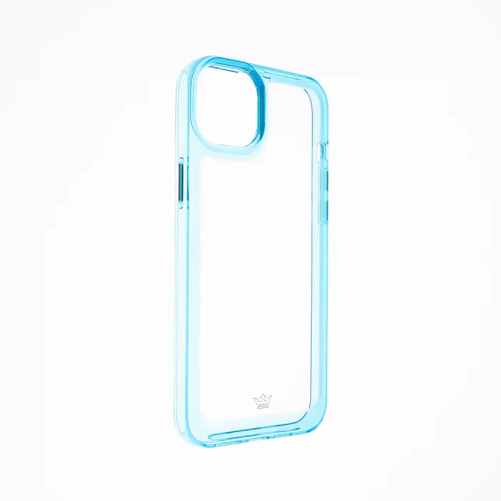 Estuche Transparente El Rey para iPhone 14 Plus - Turquesa - 14PLELRTMC02