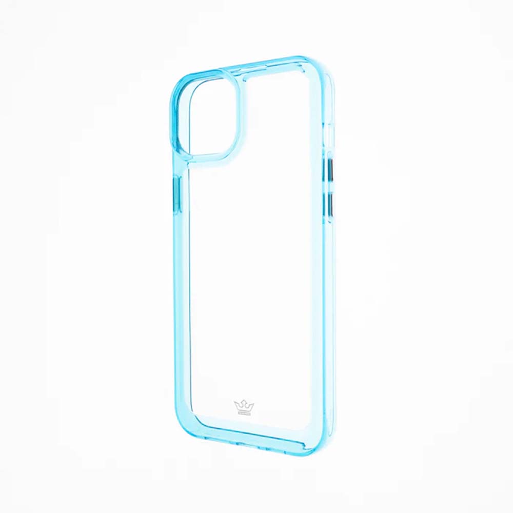 Estuche Transparente El Rey para iPhone 14 Plus - Turquesa - 14PLELRTMC02