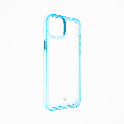 Estuche Transparente El Rey para iPhone 14 Plus - Turquesa - 14PLELRTMC02
