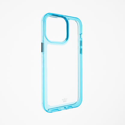 Estuche Transparente El Rey para iPhone 14 Pro - Turquesa - 14PRELRTMC02