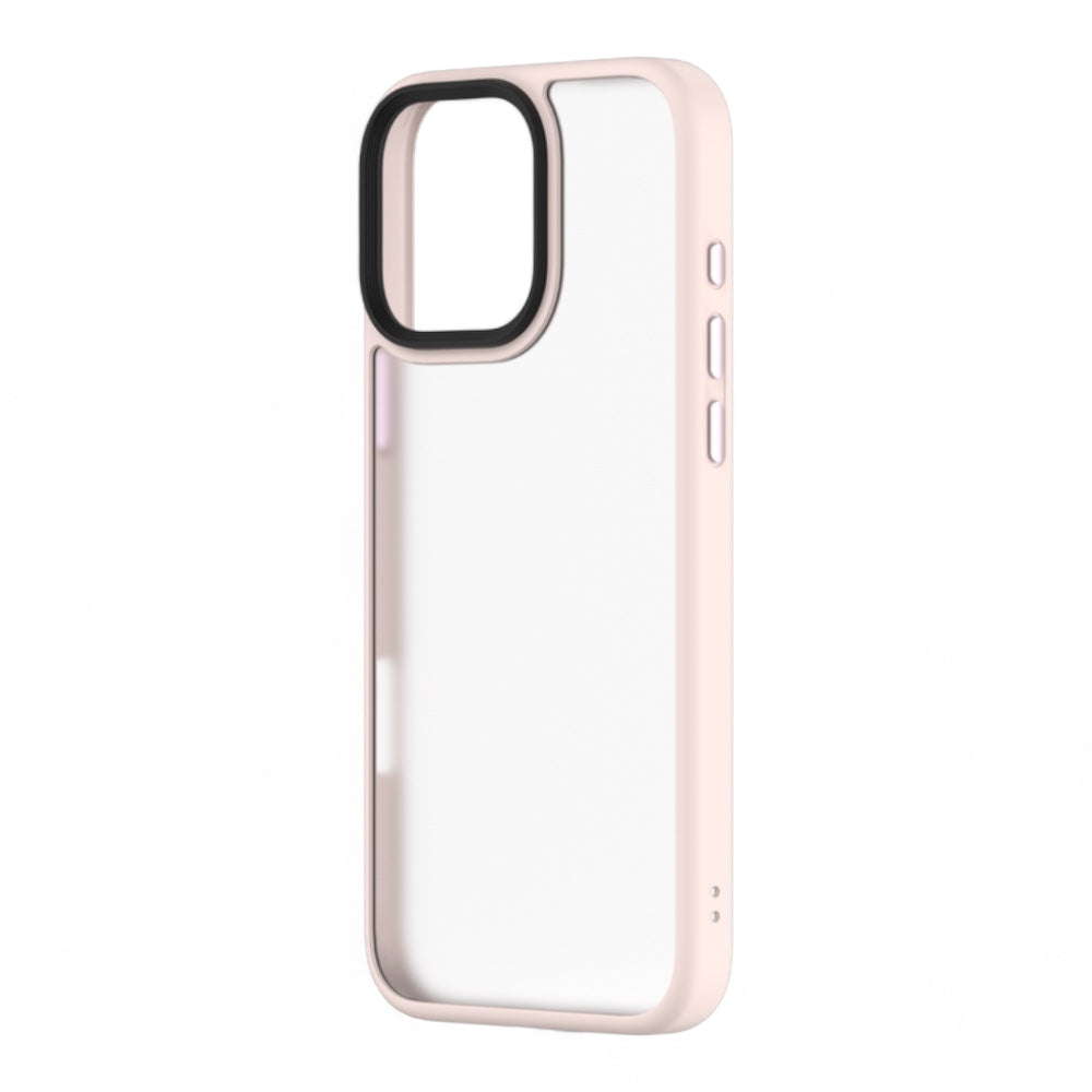 Estuche devia skin iphone 16 plus pino series shockproof case color fucsia