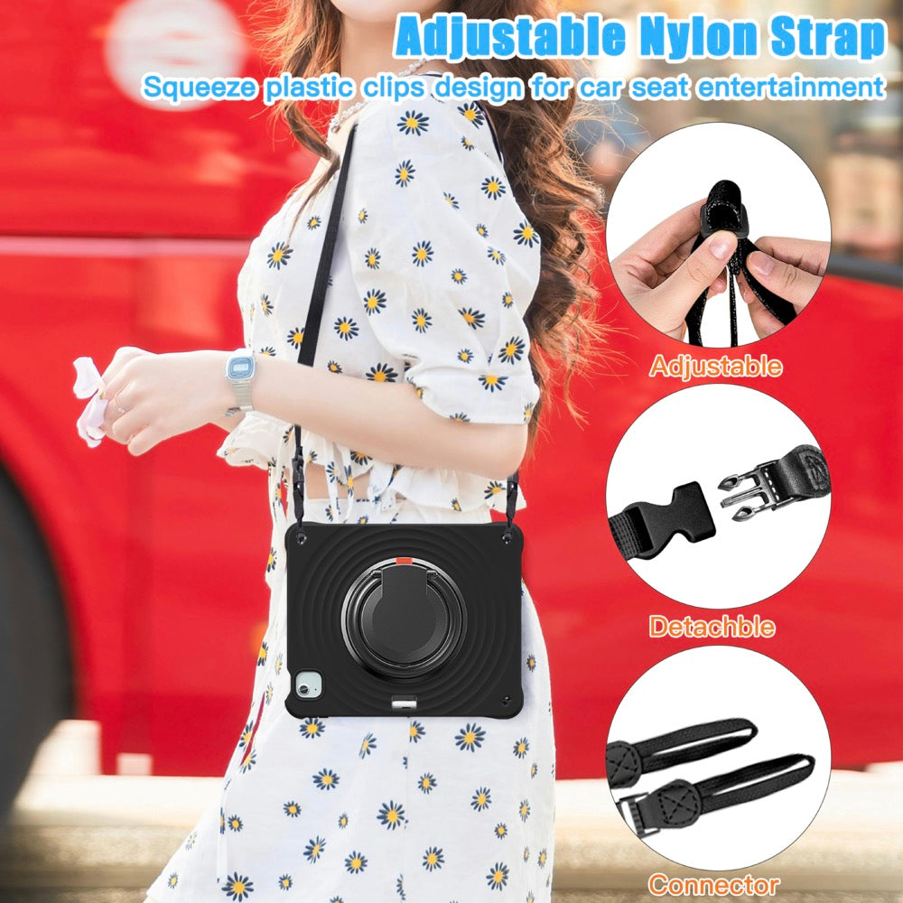 Estuche chief engineer b series modelo ipad air 13 2024 color negro con strap - imagen 15