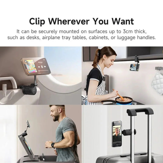 - Ningún fabricante - McDodo Tb-6250 Soporte Universal para Celular de Viaje Negro | TOP MOVIL Guatemala