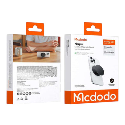 Soporte Circular Magnético McDodo MR-7910 - Napa Negro | TOP MOVIL Guatemala