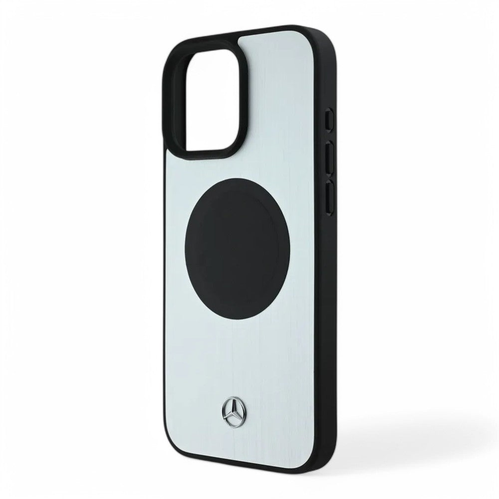 Estuche de Cuero y Aluminio Mercedes-Benz para iPhone 16 Pro Max - 0761000014
